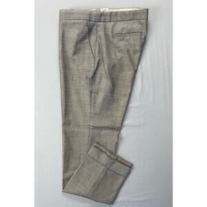 Brooks Brothers Red Fleece Cuffed Stretch Poly-Wool Dress Pants, Slacks. Size 8.